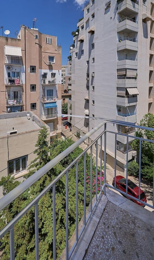 “Blue Oasis” In The Heart Of Koukaki! Atenas Exterior foto